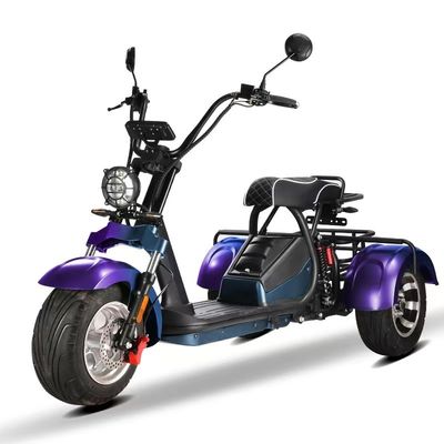 Unisex 2000w Citycoco электрический скутер с 3 колесами и 60-80 км дальности за зарядку