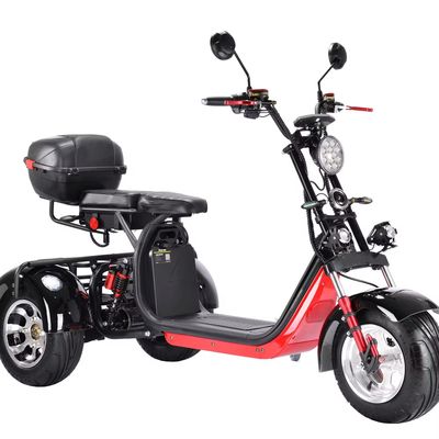 Citycoco 3-колесный электрический скутер 3000w 2000 Вт Citycoco двухместный ширококолесный дорожный