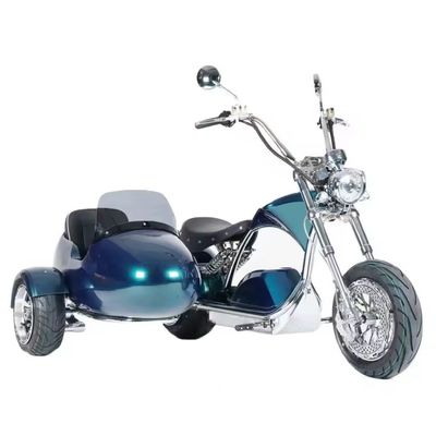 Электрический мотоцикл с коляской 1000W-3000W 60-80 км Дальность 41-50 км/ч Максимальная скорость