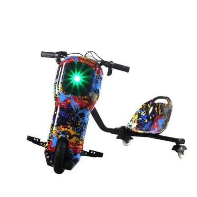 Cool Mini 36V 3 колеса электрический дрейфинг скутер с светодиодными лампами и вилкой из алюминиевого сплава