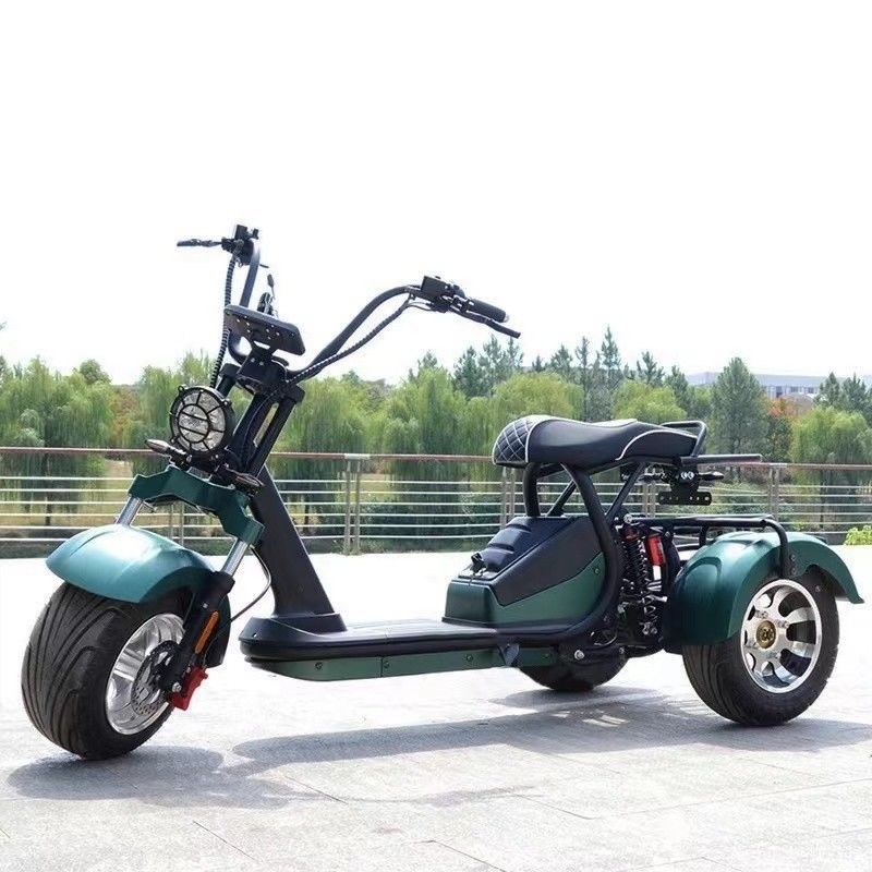 Unisex 2000w Citycoco электрический скутер с 3 колесами и 60-80 км дальности за зарядку
