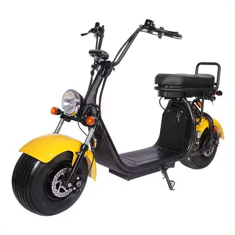 Электрическая жировая шина Citycoco Scooter 1500w Мотоциклетный вертолет с максимальной скоростью 41-50 км/ч