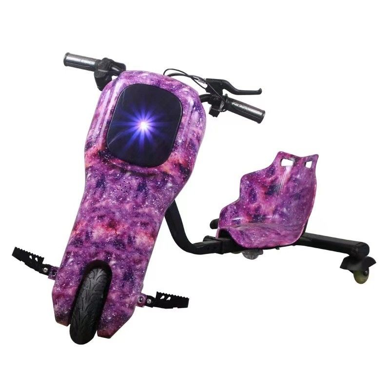 Стальная рама Aotong Electric Drift Trike 360 езда на трех колесах для детей езда на игрушечном трехколесном велосипеде