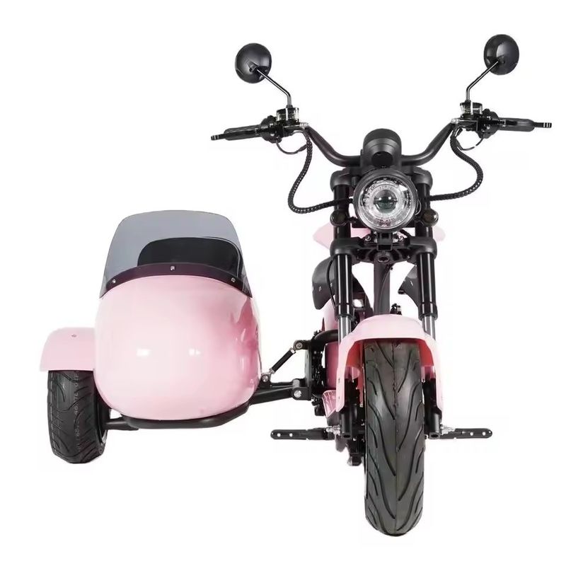 Электрический мотоцикл с коляской 1000W-3000W 60-80 км Дальность 41-50 км/ч Максимальная скорость