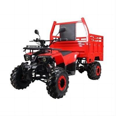 Сельскохозяйственный легковой автомобиль Aotong 125cc/150cc с прицепом и грузовым ящиком 2WD 4WD Off Road ATV Напряжение 12V