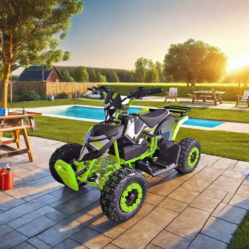 Электрический мини ATV Quad Bike для детей 36V 500W Мотор и колесная база 600-1000 мм